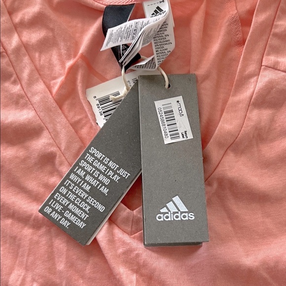Adidas Women's Coral V-Neck Image Tee‎ size M - Picture 7 of 7